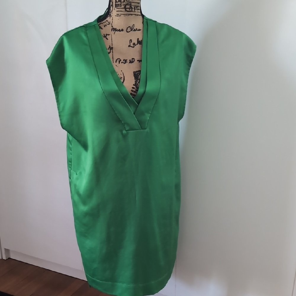 Elegant Green Mini Dress